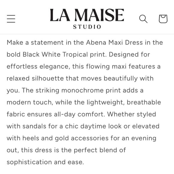 NWT Size XL -La Maise Studio Abena Drop-Waist Linen Blend Dress (NWT US$ 298) - Picture 3 of 16